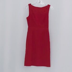 Banana Republic Red Sleeveless Dress